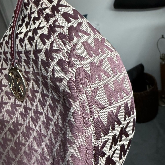 Michael Kors Purple and Silver Accent Bag - Picture 4 of 8
